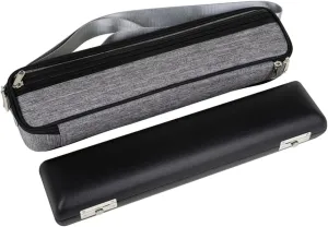 16/17 Holes Flute Pouch Set Waterproof Quilted Carrying Bag Portable Flute Storage Container Color for Musicians and Flute Players
