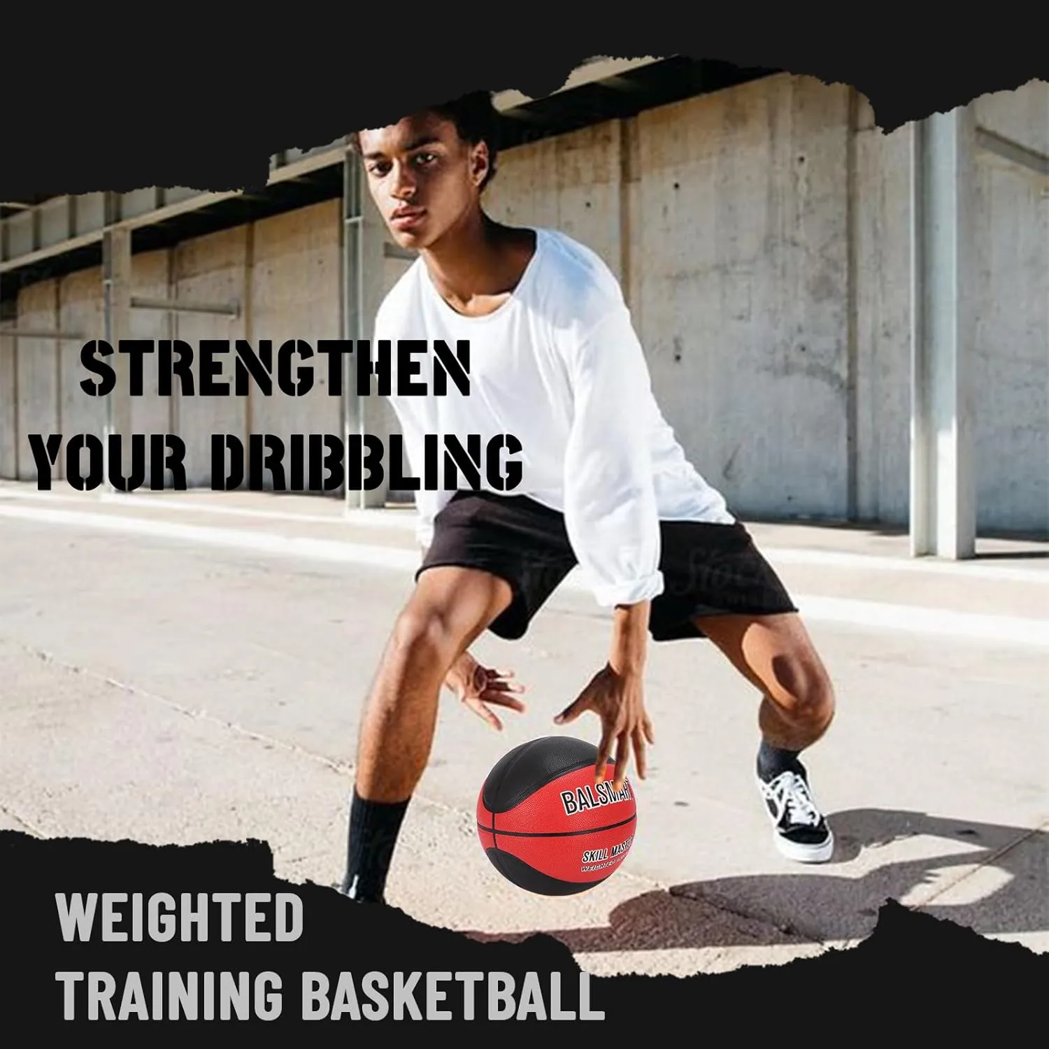 3 LBS/2.2 LBS Weighted Basketball 29.5"/28.5" for Training Outdoor Indoor - Skill Master Heavy Training Basketball for Improving Ball Handling Passing and Rebounding
