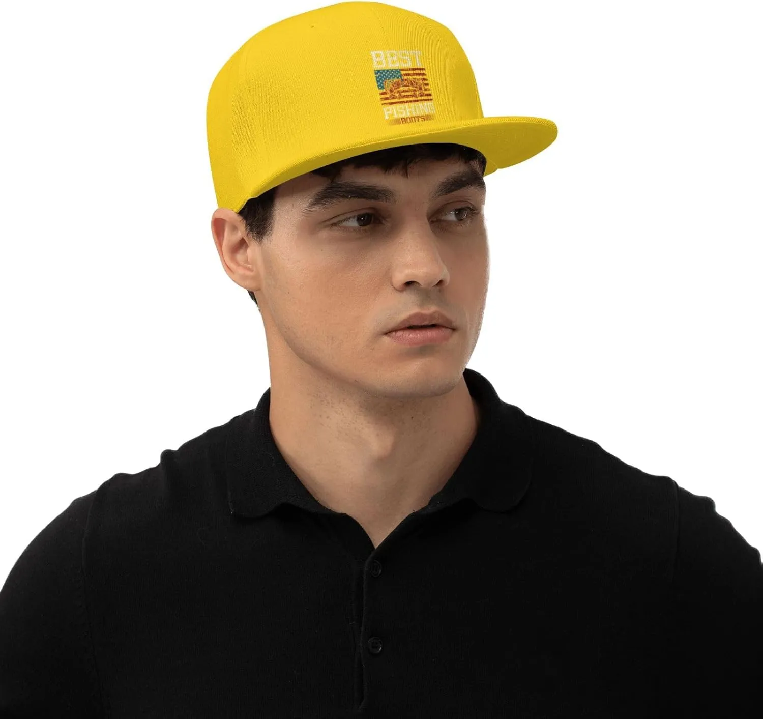 Adjustable Best Fishing Boots Snapback Hat for Men Women Baseball Cap Dad Hats