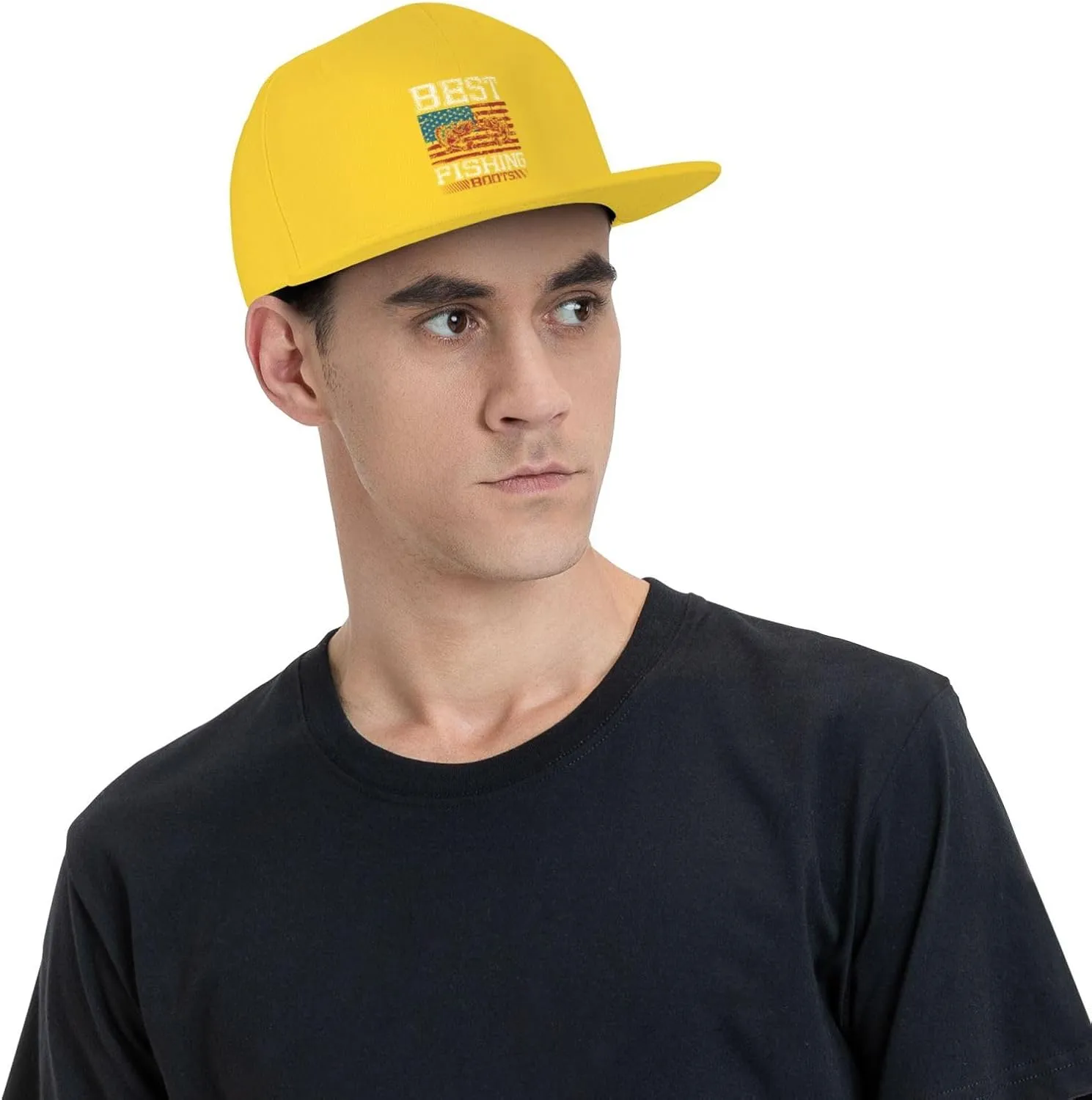 Adjustable Best Fishing Boots Snapback Hat for Men Women Baseball Cap Dad Hats