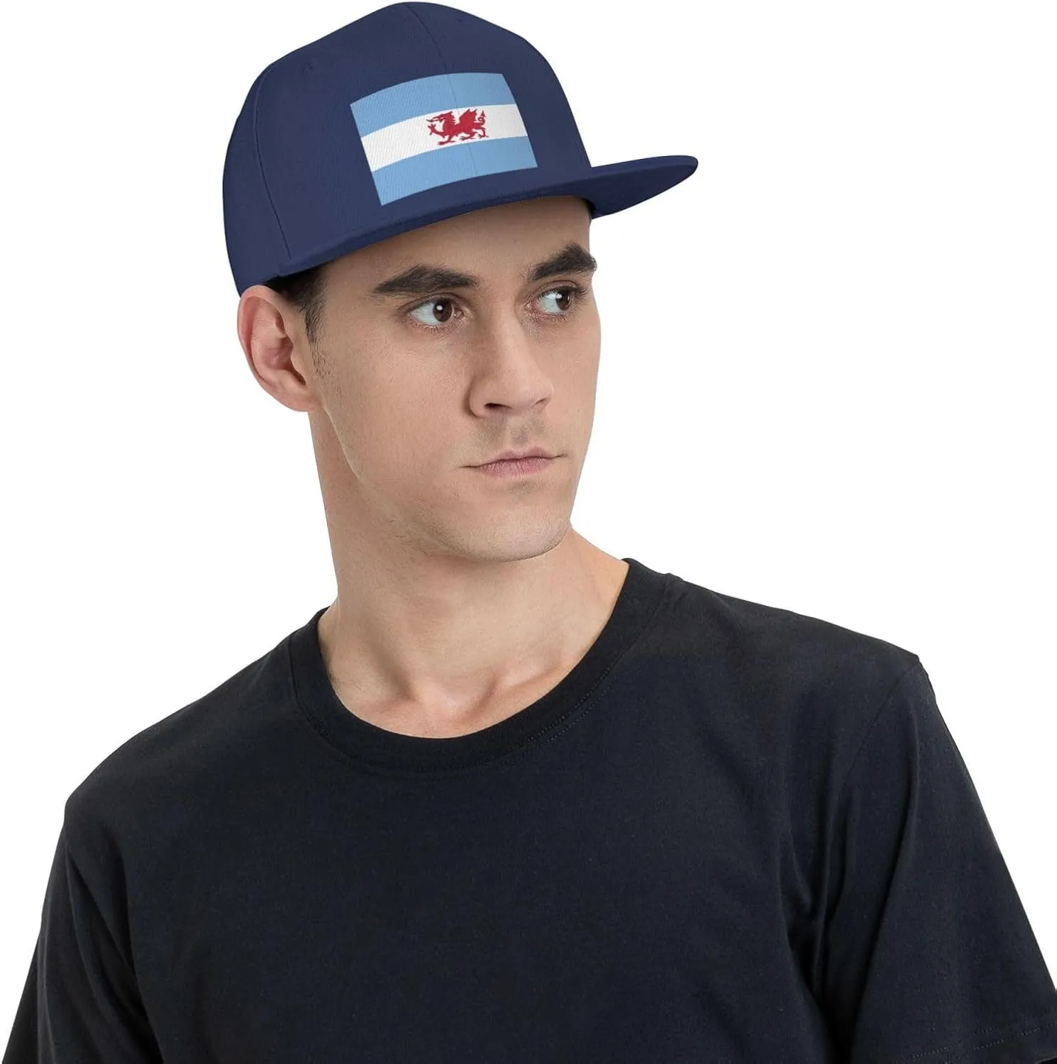 Adjustable Flag of The Welsh Colony in Patagonia Snapback Hat for Men Women Baseball Cap Dad Hats