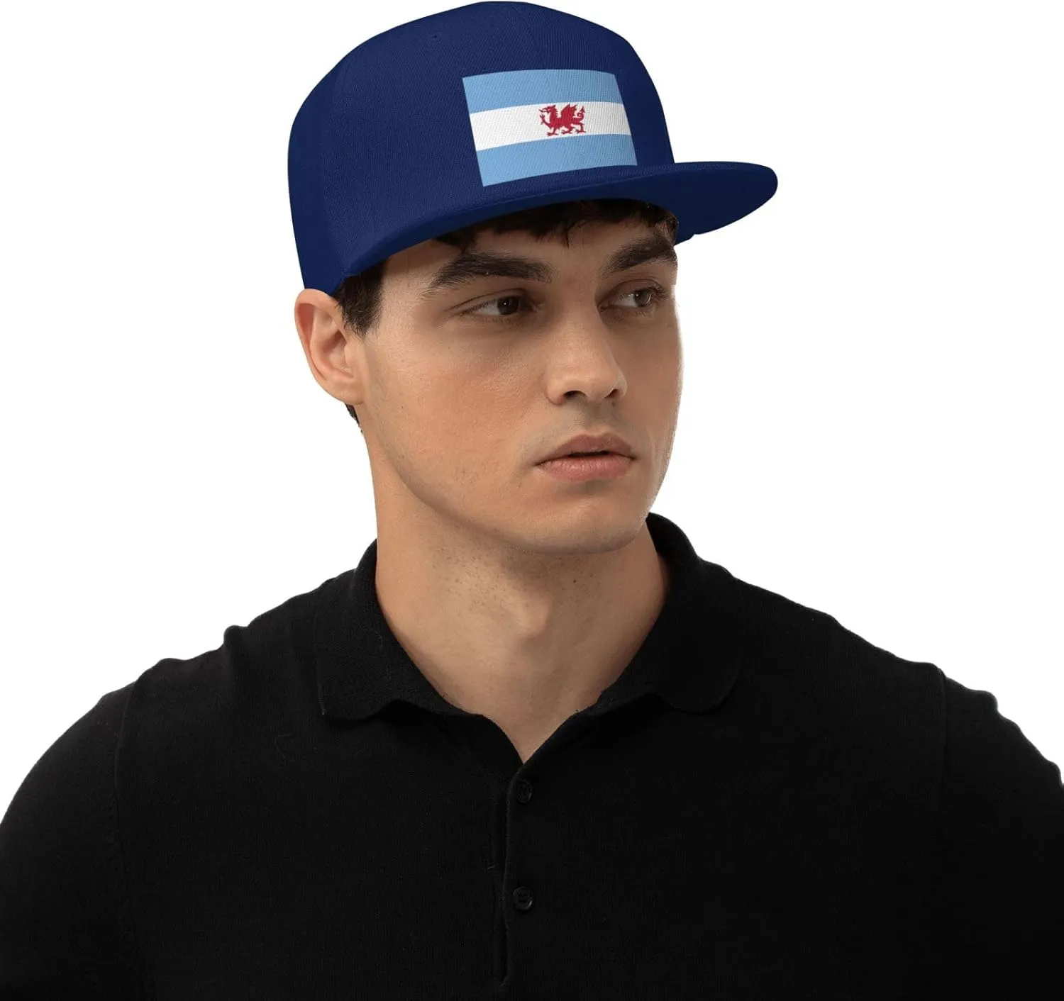 Adjustable Flag of The Welsh Colony in Patagonia Snapback Hat for Men Women Baseball Cap Dad Hats