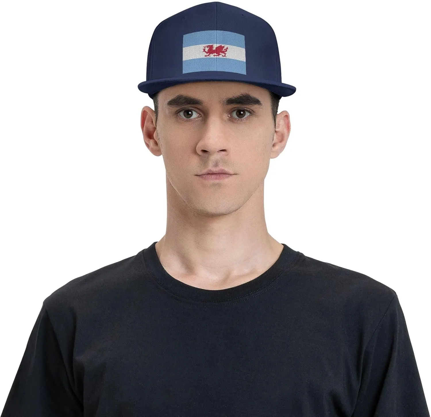 Adjustable Flag of The Welsh Colony in Patagonia Snapback Hat for Men Women Baseball Cap Dad Hats