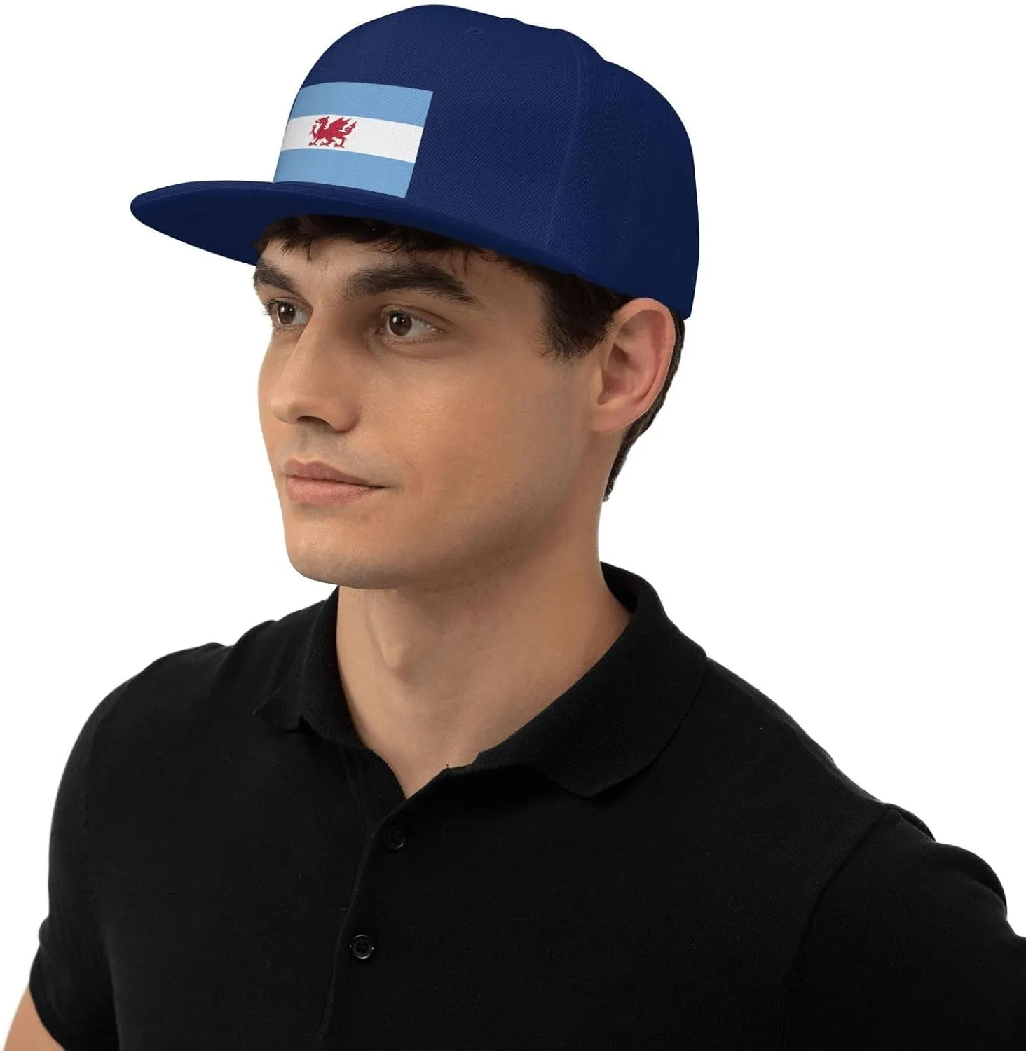 Adjustable Flag of The Welsh Colony in Patagonia Snapback Hat for Men Women Baseball Cap Dad Hats