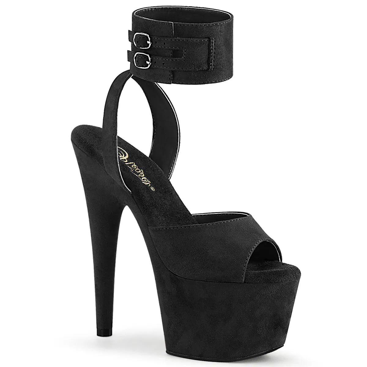 ADORE-791FS-Blk Faux Suede/Blk Faux Suede