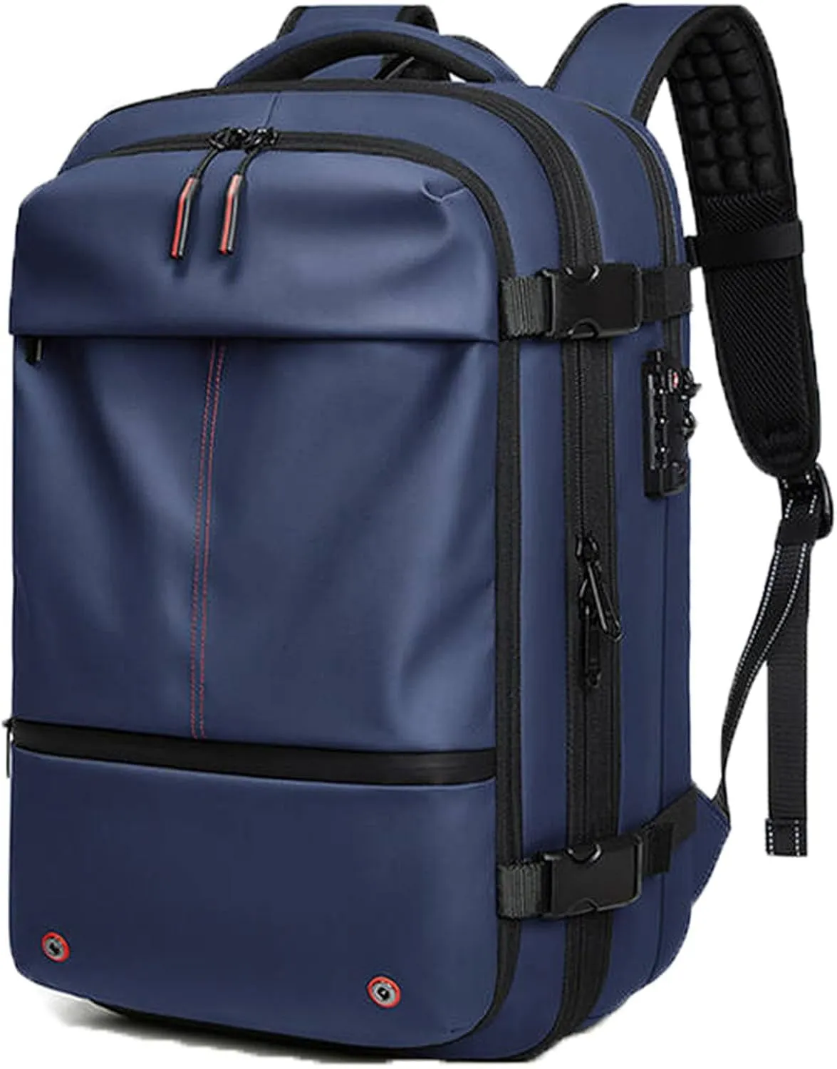 Aeropack Backpack, Aeropack Vacuum Compression Backpack, 2025 60l Expandable Backpack with Vacuum Compression (Blue 1.0, Bag)