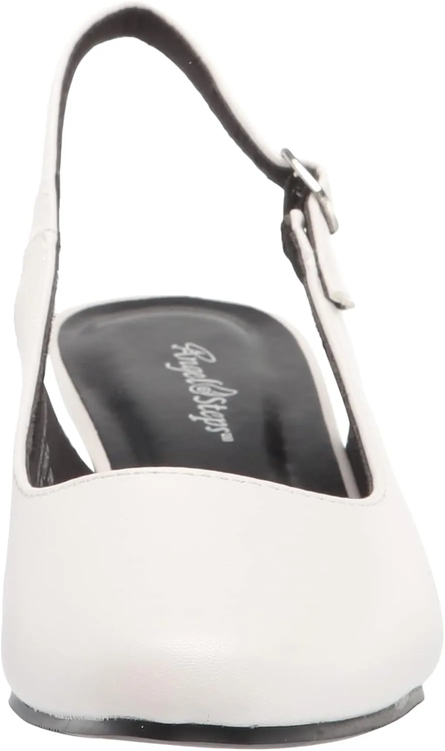 AngelSteps Women's Adult Delia Pumps Dress Shoes Low Heel Slingback