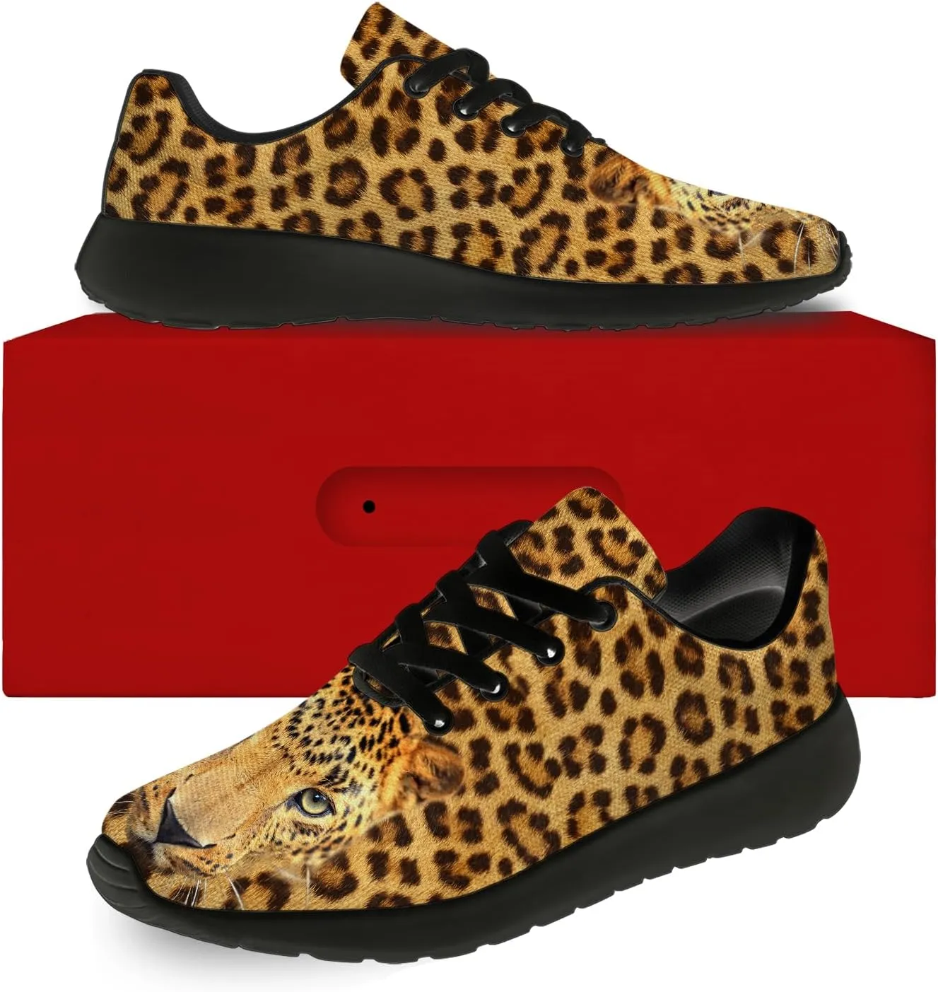 Animal Skin Printed Walking Shoes Lightweight Personalized 3D Print Running Tennis Sneakers Gifts for Men Women