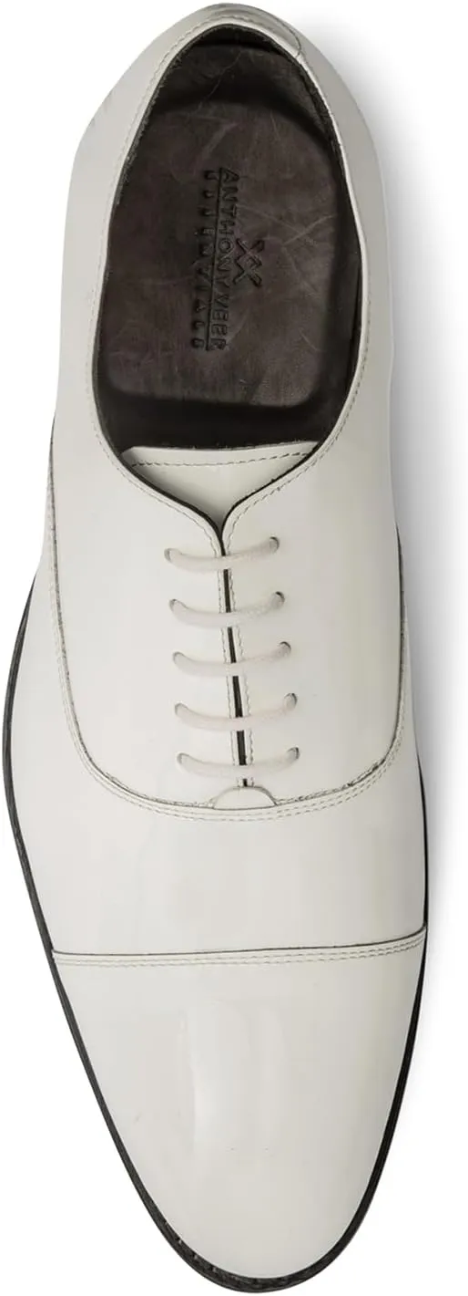 Anthony Veer Clinton Cap-Toe Oxford Dress Shoes for Men | Full-Grain Leather Upper | Goodyear Welt Construction | Ortholite Cushion Comfort | Recraftable Leather Outsole