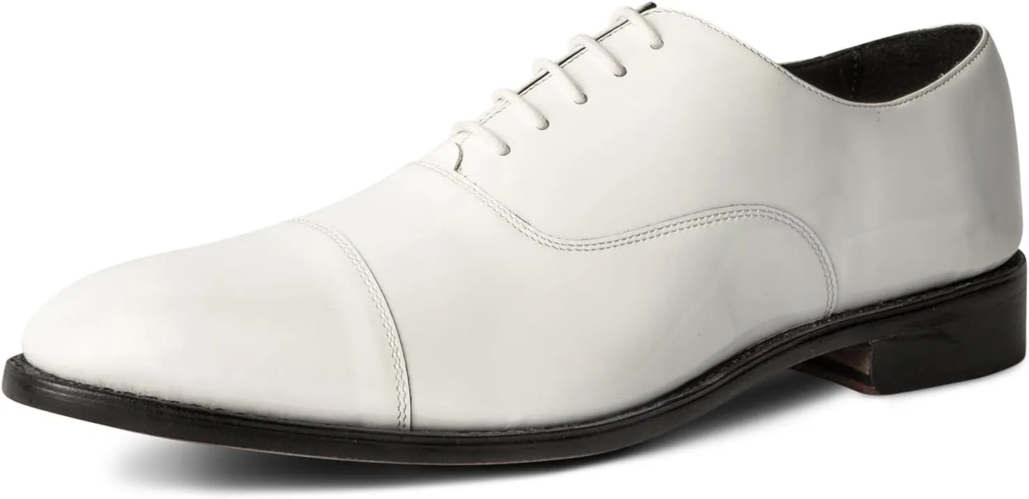 Anthony Veer Clinton Cap-Toe Oxford Dress Shoes for Men | Full-Grain Leather Upper | Goodyear Welt Construction | Ortholite Cushion Comfort | Recraftable Leather Outsole