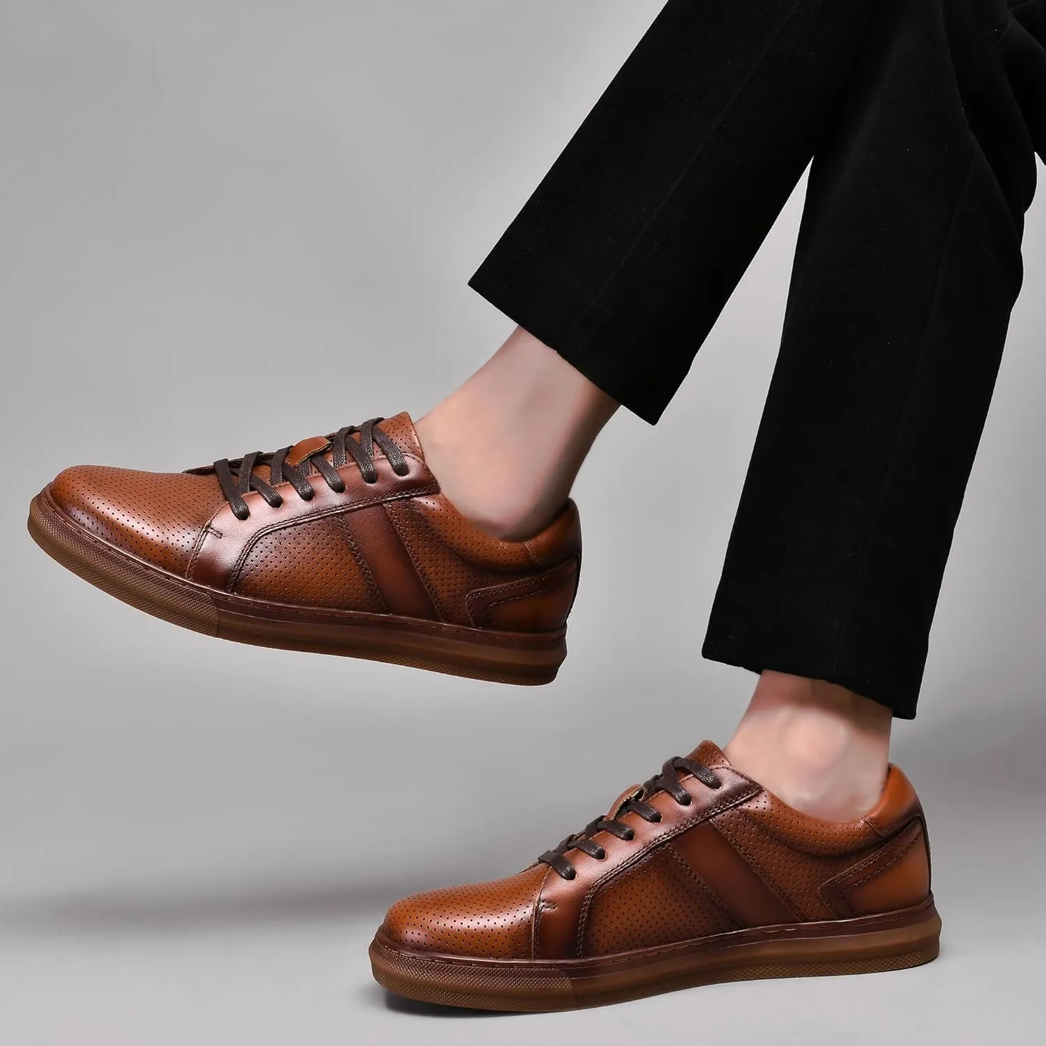 Arkbird Mens Fashion Sneakers Classic Casual Dress Shoes Stylish Lace-up Oxford Shoes for Men