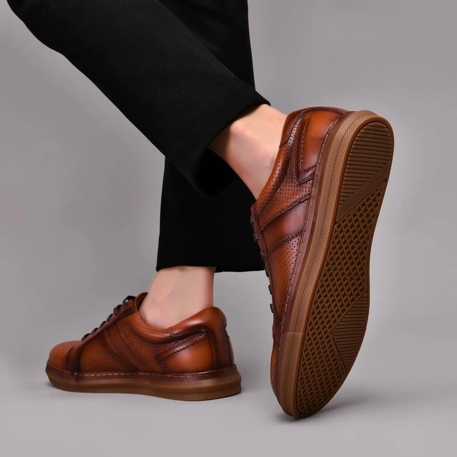 Arkbird Mens Fashion Sneakers Classic Casual Dress Shoes Stylish Lace-up Oxford Shoes for Men