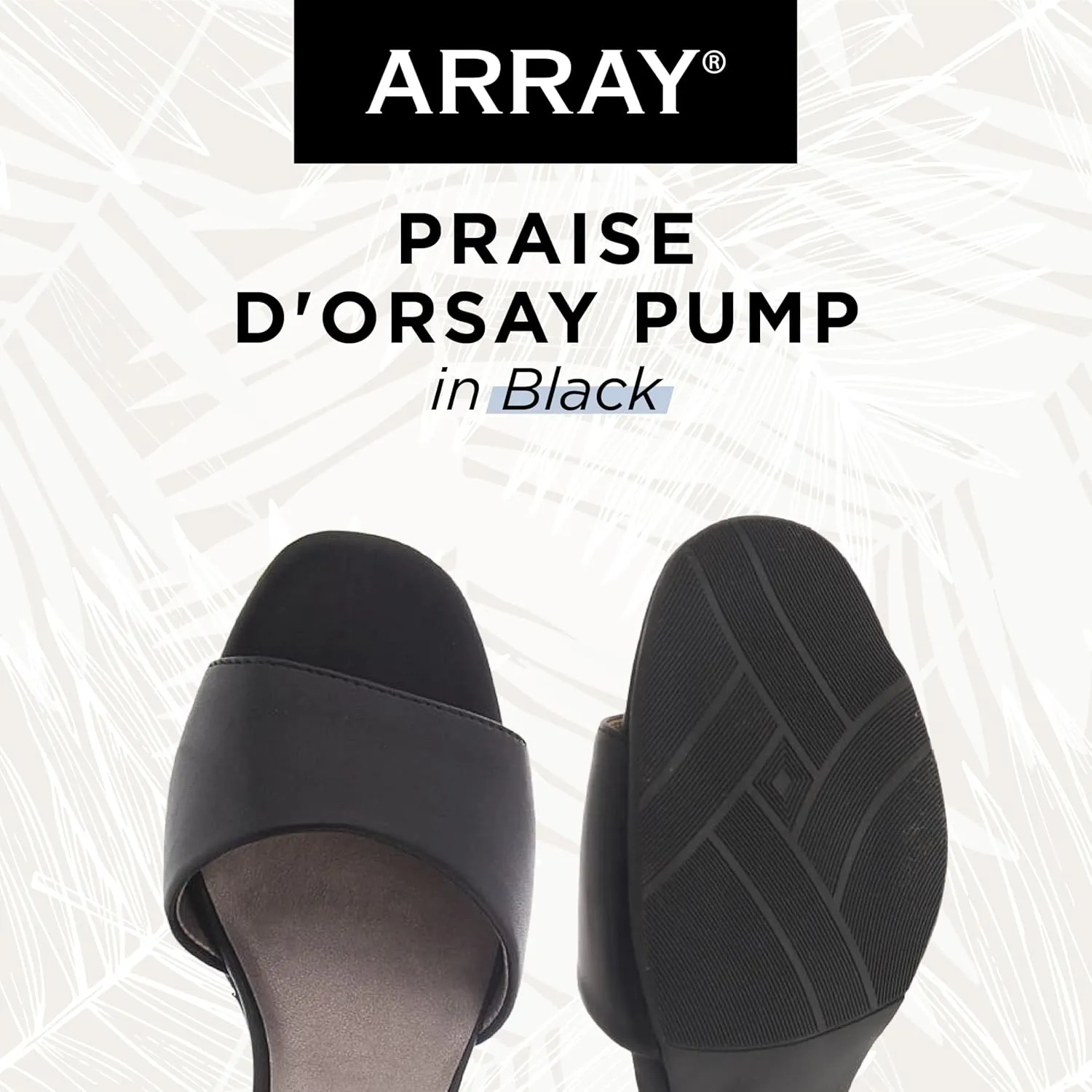 ARRAY Women's Praise D'Orsay Low Heel Pump with Ankle Strap