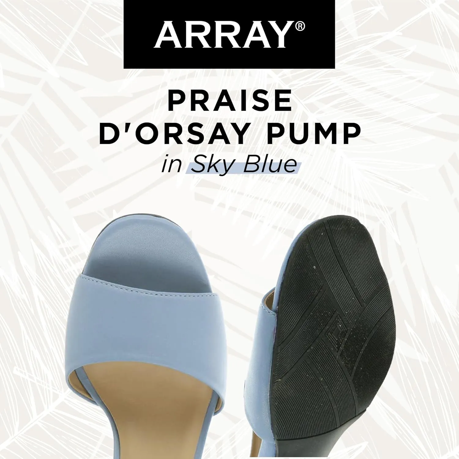 ARRAY Women's Praise D'Orsay Low Heel Pump with Ankle Strap