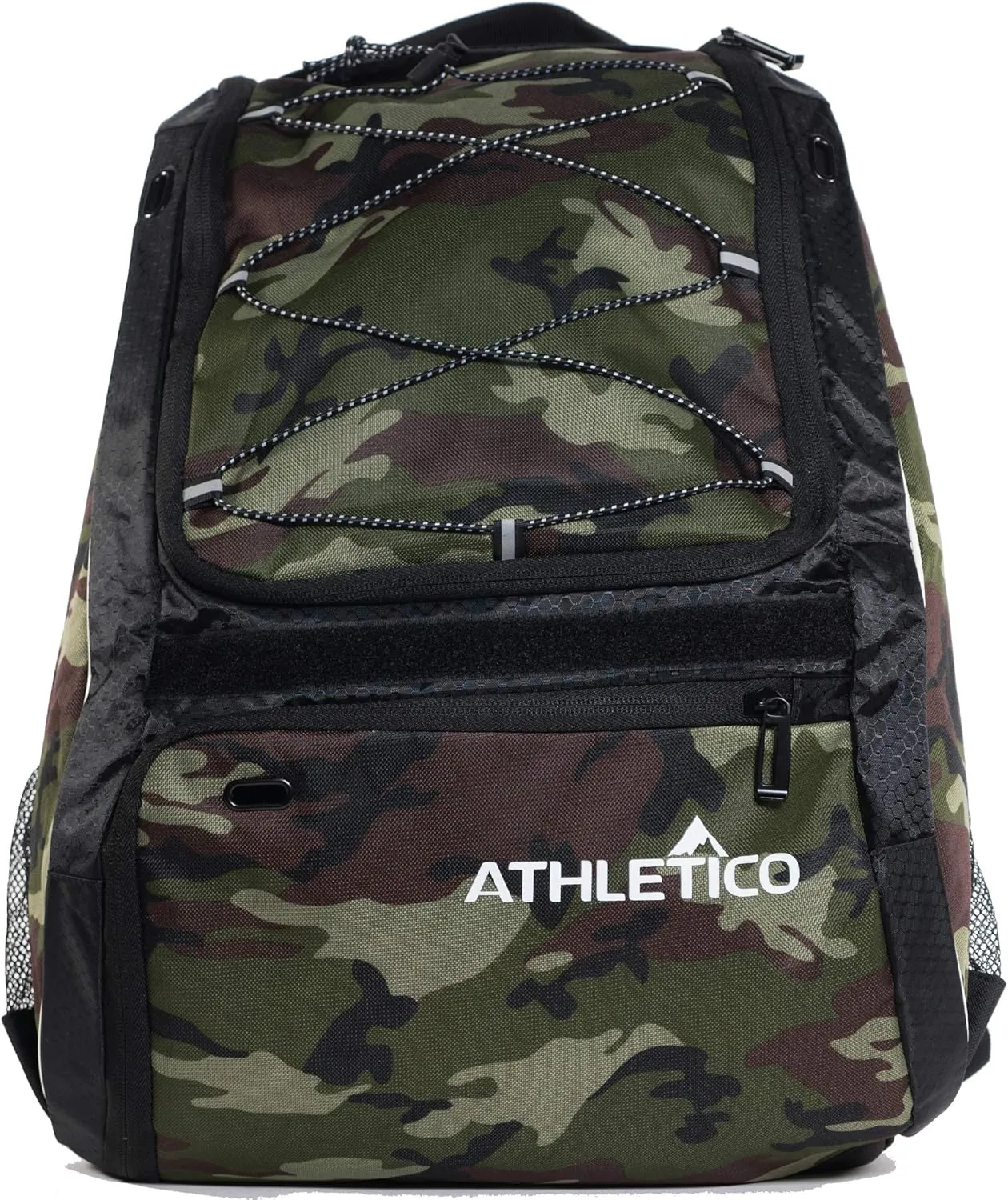 Athletico Baseball Bat Bag - Backpack for Baseball, T-Ball & Softball Equipment & Gear for Youth and Adults | Holds Bat, Helmet, Glove, & Shoes |Shoe Compartment & Fence Hook