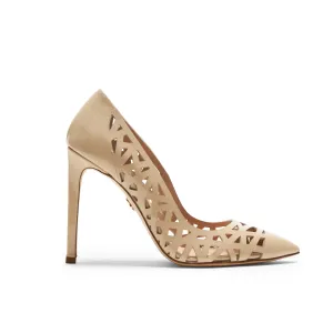 Aurora Pump - Beige with cutouts