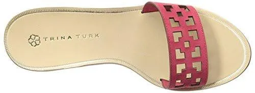Avery Sandal Poppy Suede 65 M Us