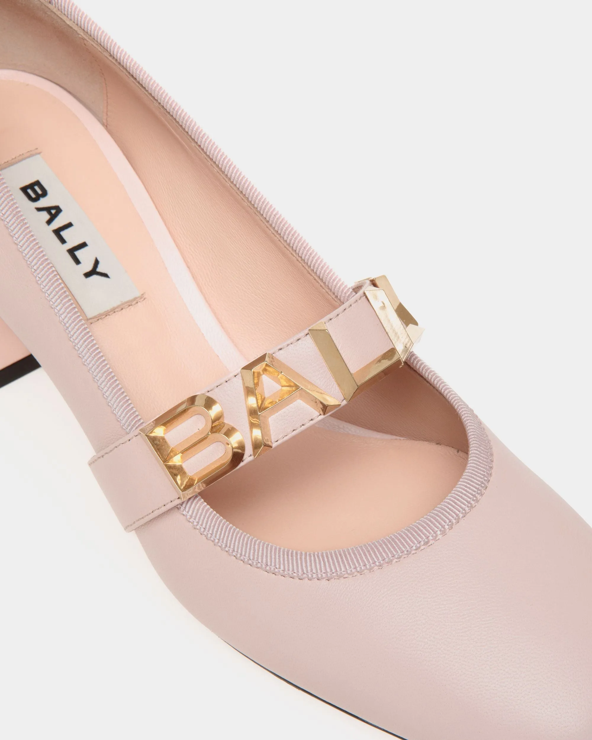 Bally Spell Pump In Pink Leather