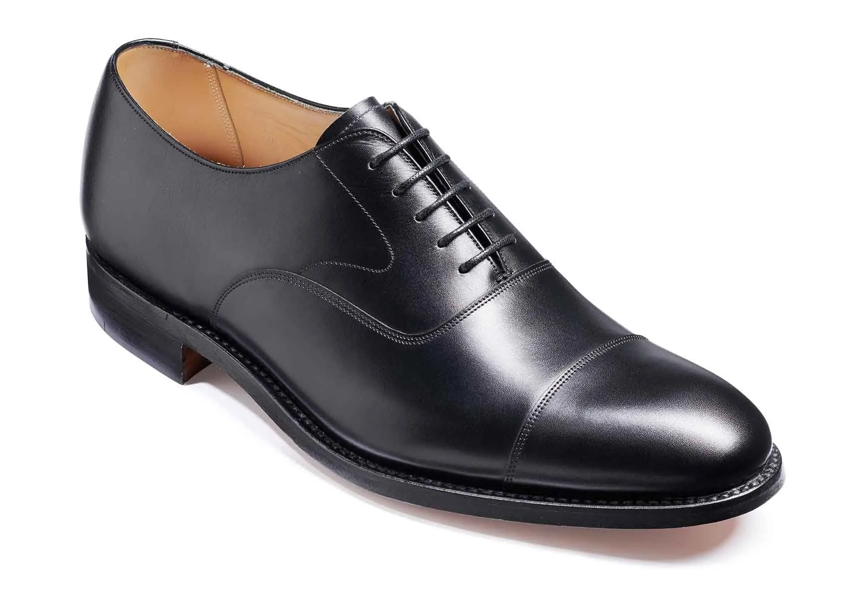 Barker Malvern (Dainite Sole) - Black Calf - 8G