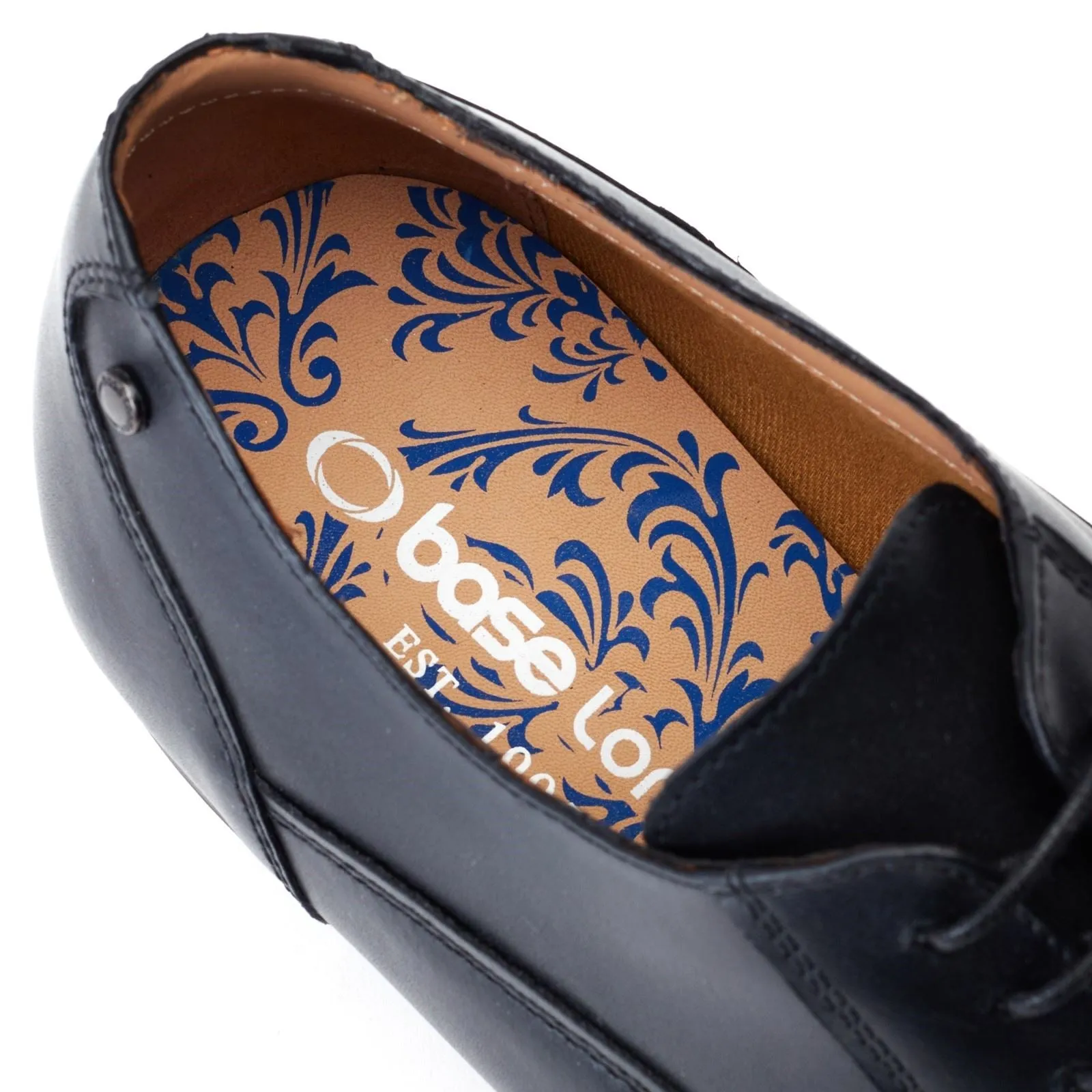 Base London Men's Angelo Derby in Black