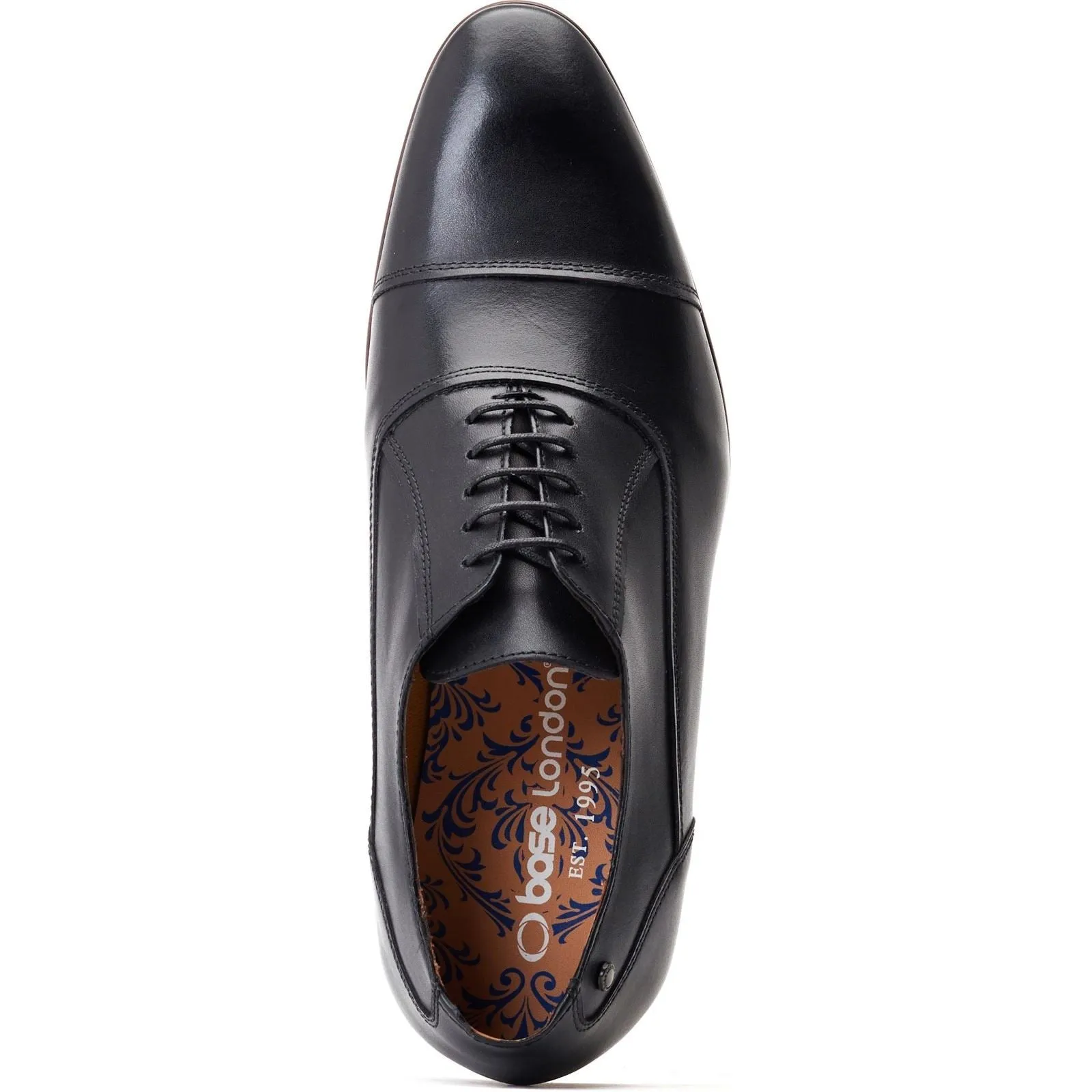 Base London Men's Angelo Derby in Black