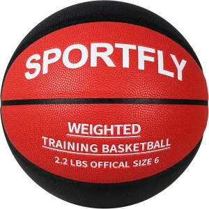 Basketball Weighted 1kg Auxiliary Heavy 2.2lbs Size 6 for Indoor and Outdoor Training, Training Heavy Basketball for Improving Dribbling, Passing Skills and Ball Control