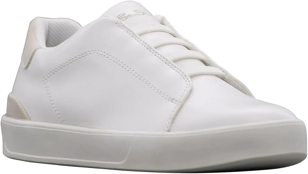 Ben Sherman Mens Hammond Slip On Sneakers Shoes Casual - White