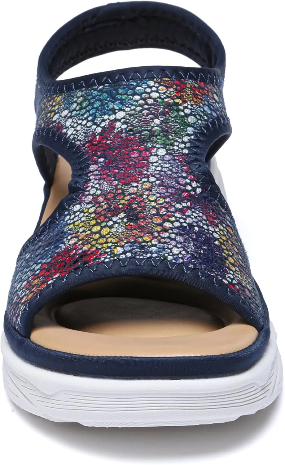Bernal Women Walking Sandals Soft Comfortable Lightweight Sandals Non-slip Casual Open Toe Sport Sandals for Athletic Summer Beach Platform Sandal