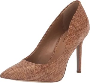 Best value Toe Dress Cuoio Slip Hazel Pumps Stiletto Leather Edelman Heeled On Sam Clean lines Pointed