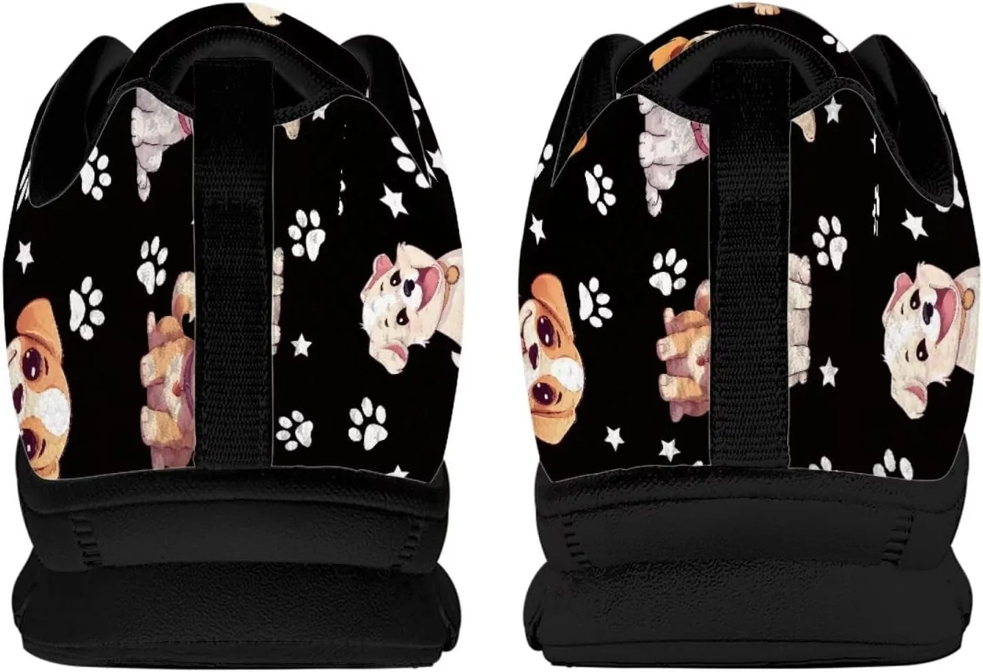 Bigcardesigns Womens Lightweight Athletic Fashion Sneaker Jogging Running Sports Shoes Colorful Floral Design