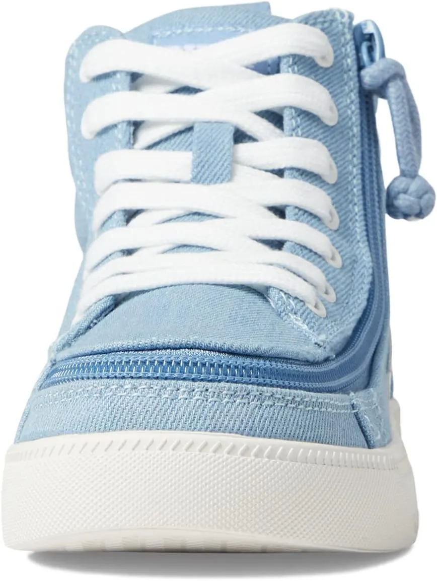 BILLY Footwear Kids Unisex CS High-Top Sneakers with Canvas Upper, Little/Big Kid