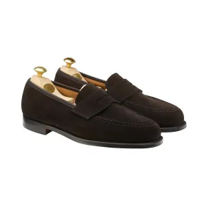 Boston Dark Brown Suede, Crockett & Jones