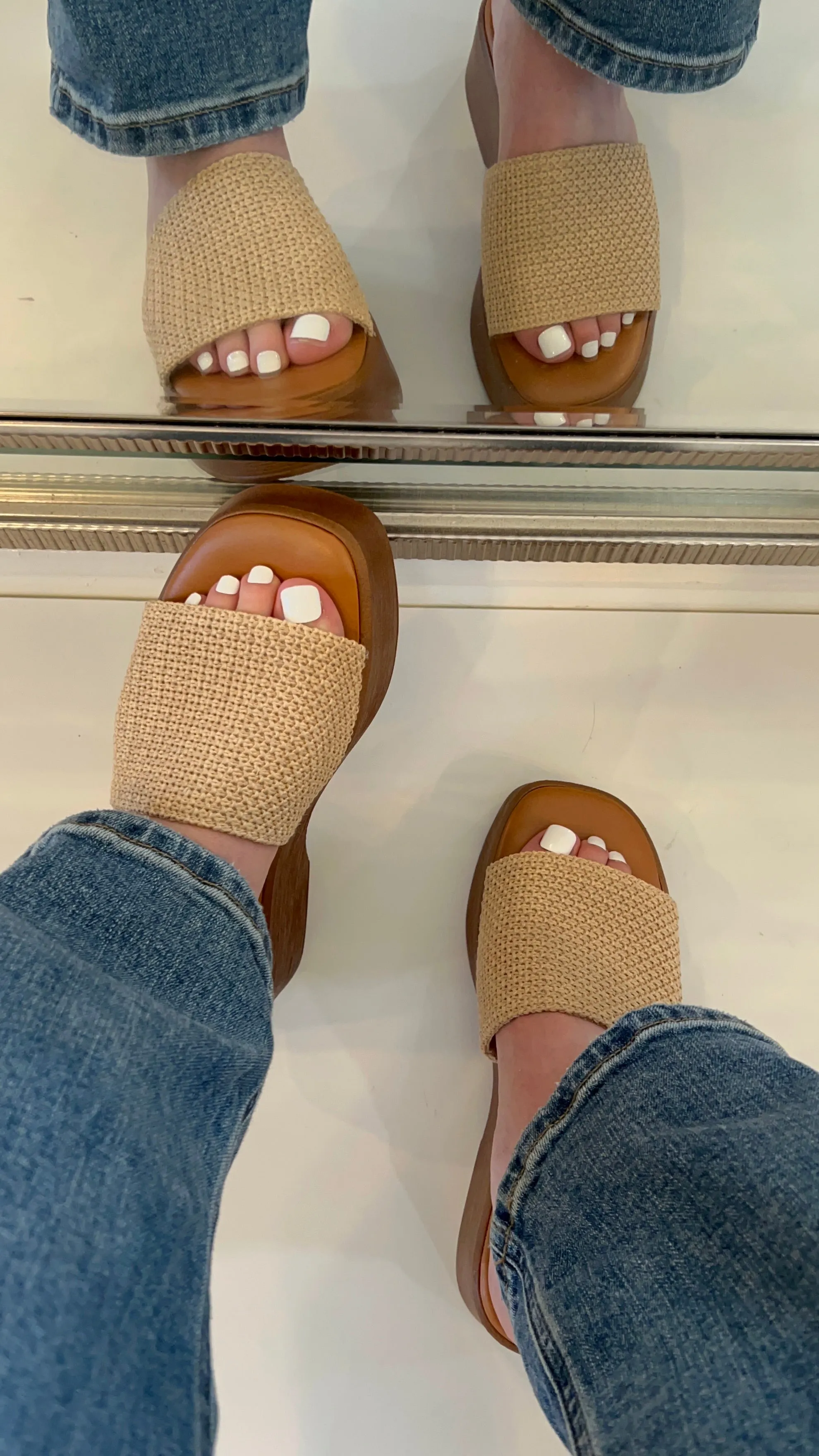 Britney Platform Slip On Sandal
