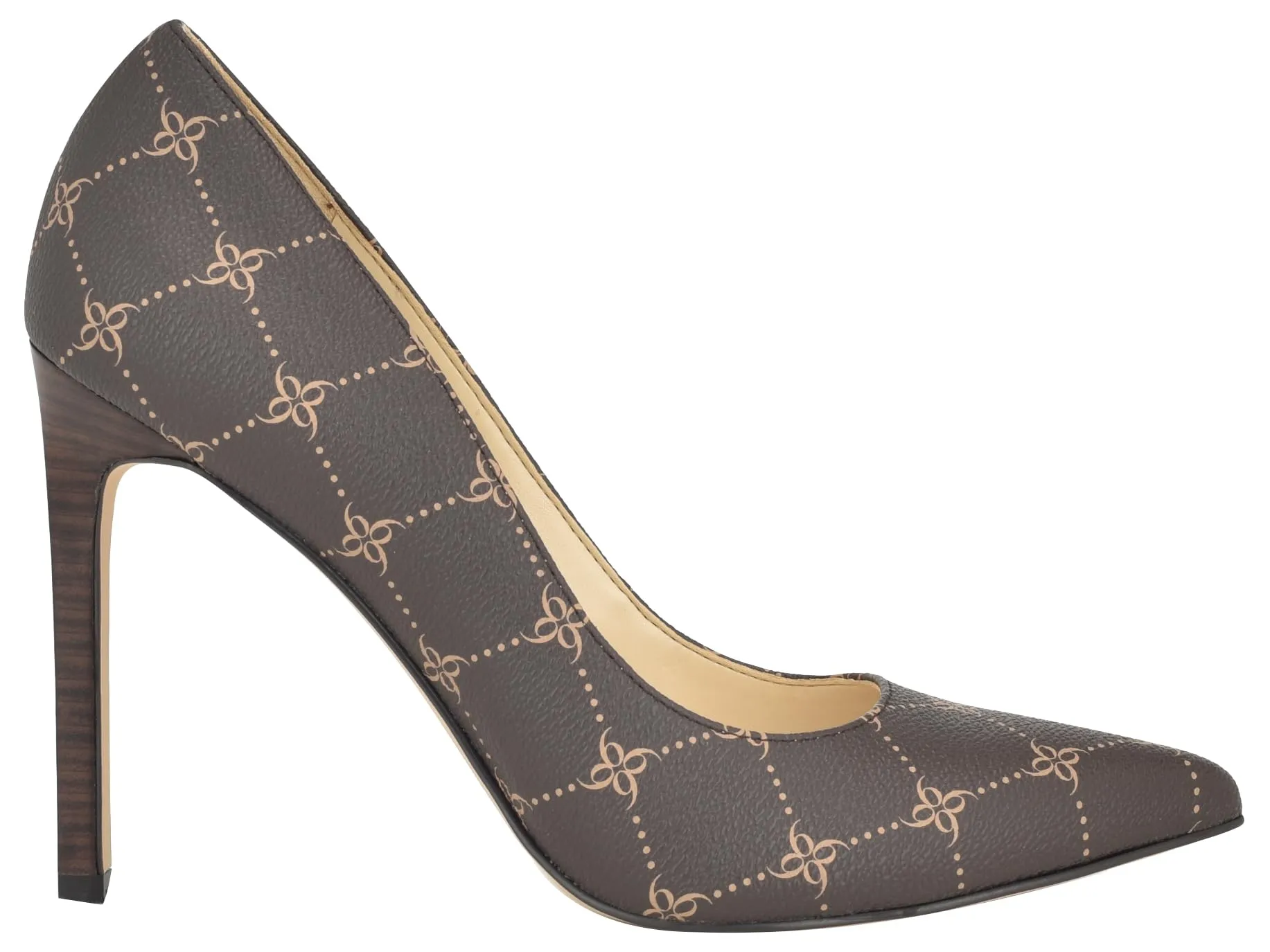 Brown Slip Dark Nine Tatiana Stiletto Toe Creative Fashion Early-bird special Pointed Dress Pump West Shoes On