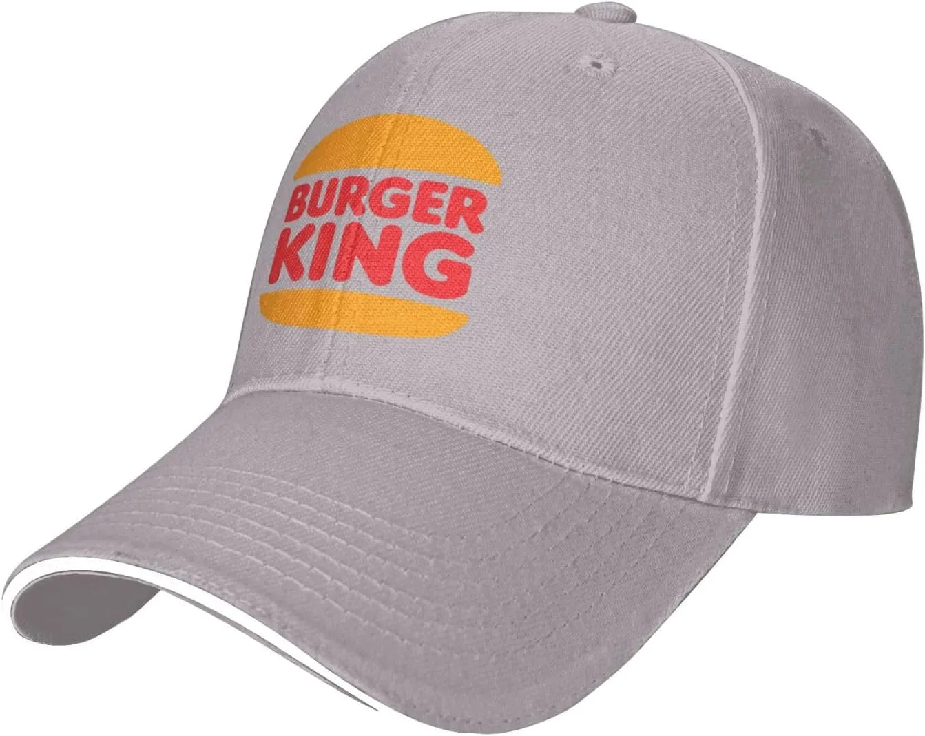 Burger King Baseball Cap Men's Golf Hats Women's Dad Hat Washable Adjustable