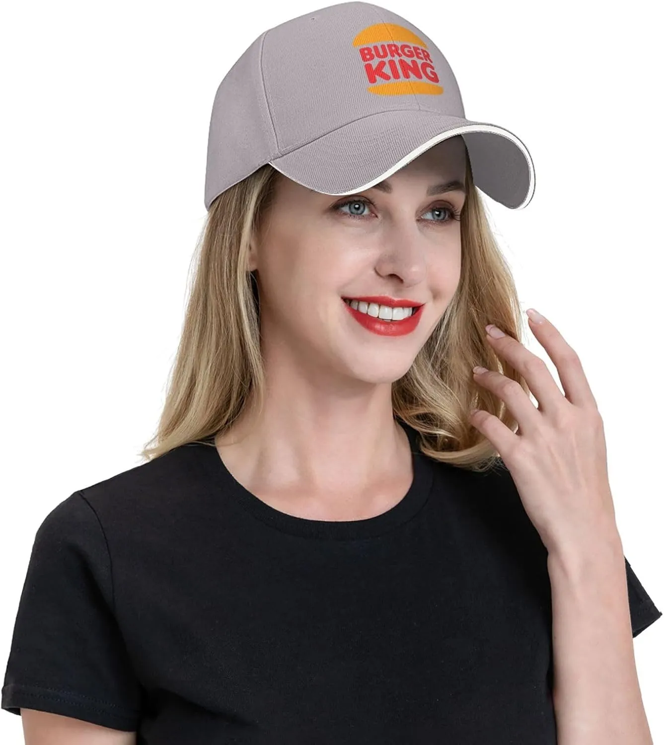 Burger King Baseball Cap Men's Golf Hats Women's Dad Hat Washable Adjustable