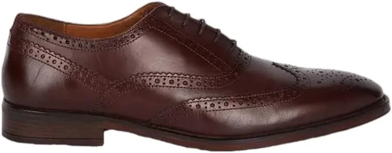 Burton Mens Oxford Leather Brogues