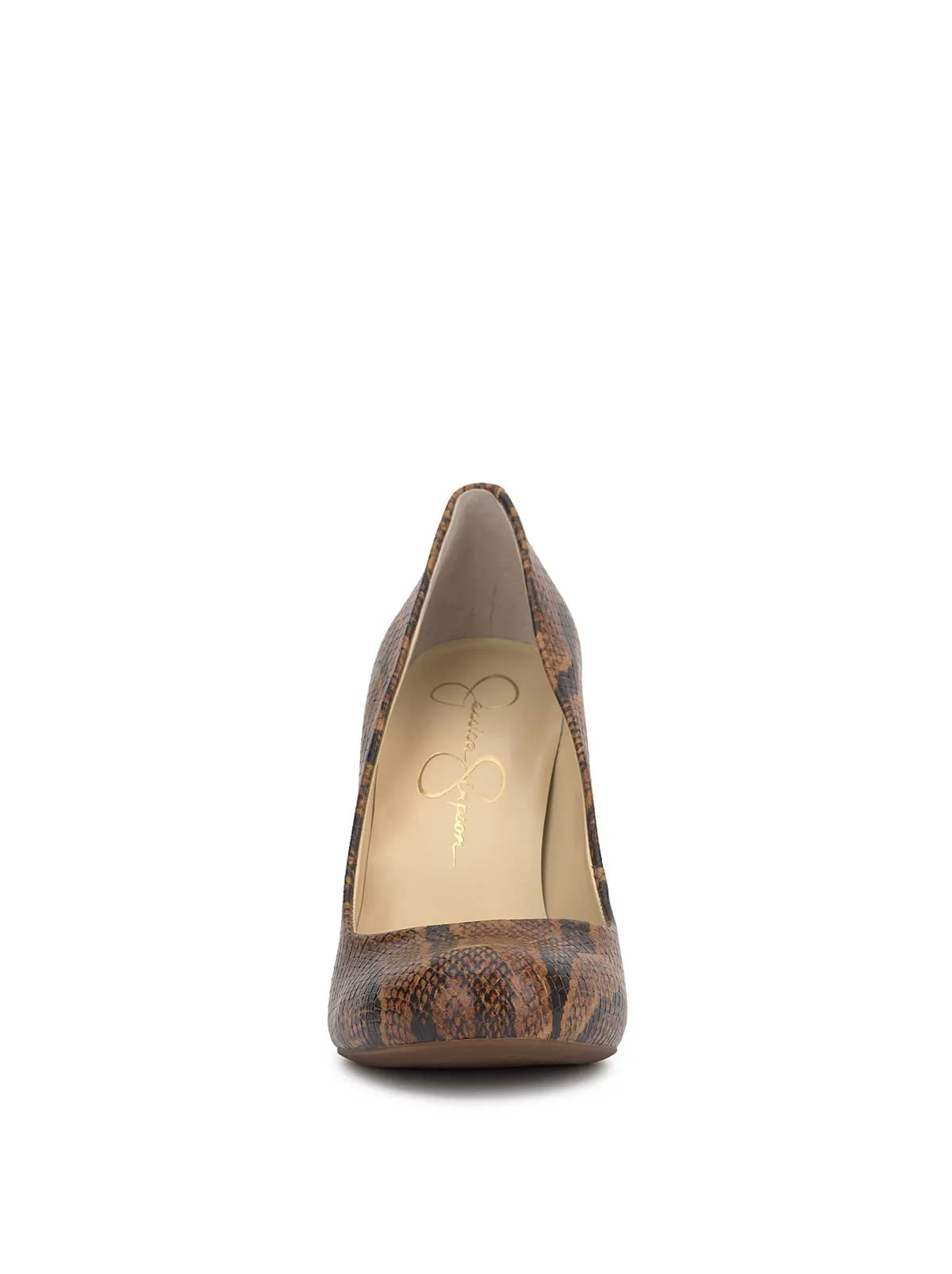 Calie Pump in Dark Tan