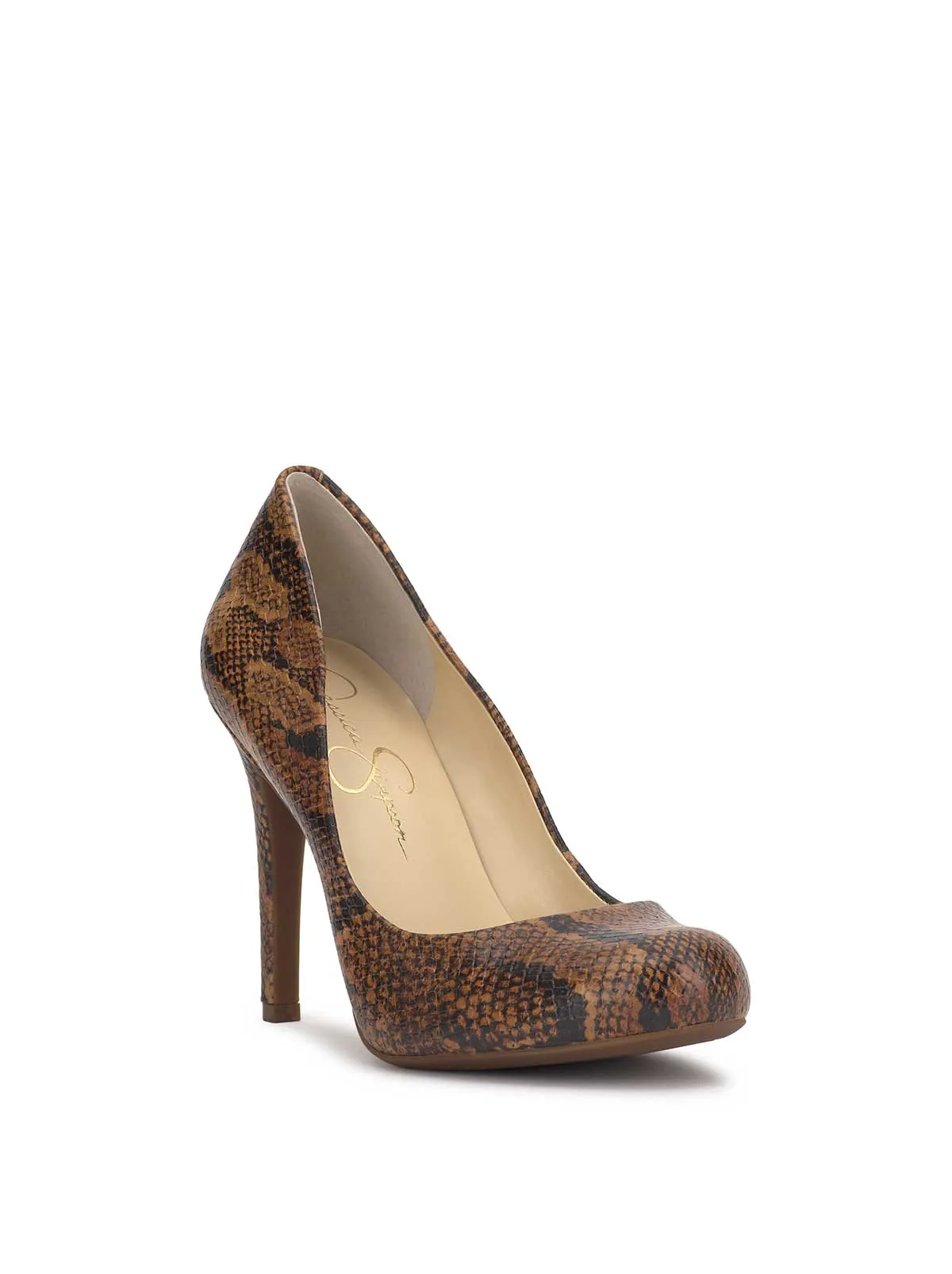 Calie Pump in Dark Tan