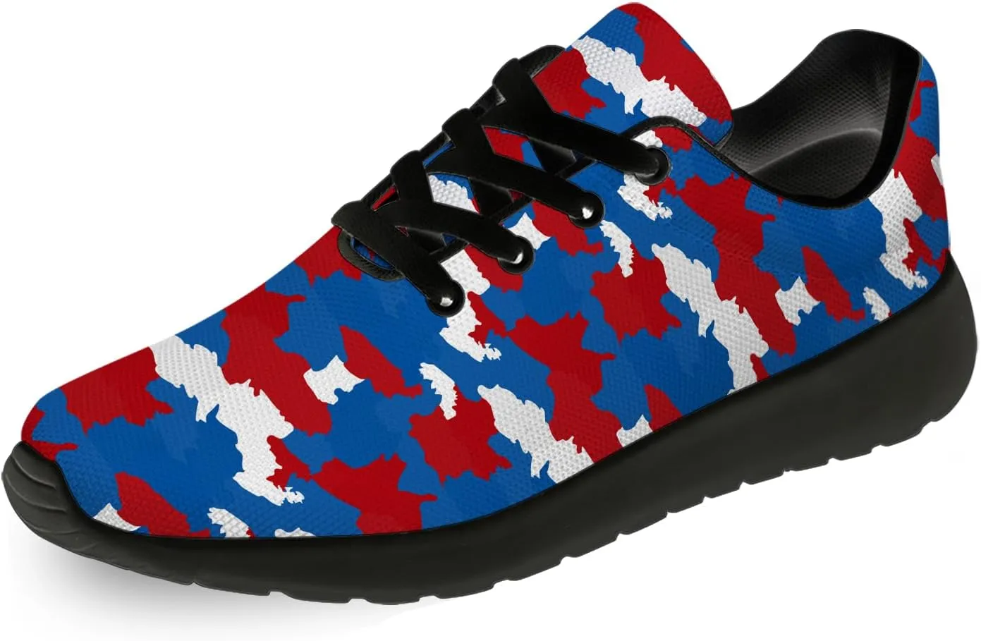 Camouflage Print Shoes Men Women Running Comfortable Ultra Lightweight Tennis Walking Fashion Workout Sneakers