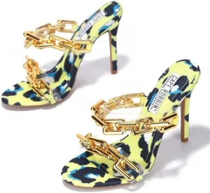 Cape Robbin Women Open Toe Slip-On High Heel Strap Sandal