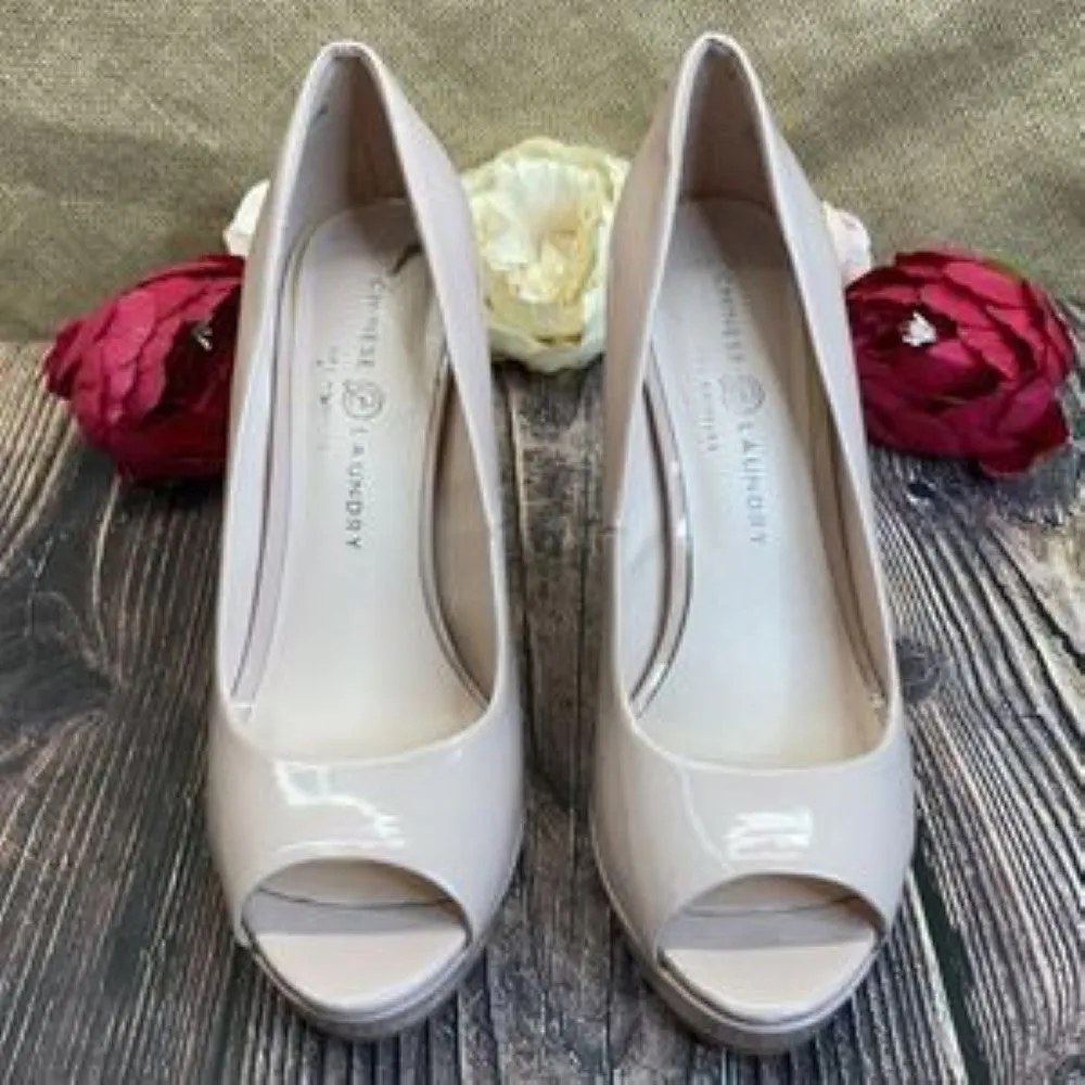 Chinese Laundry Nude Platform Pump Stiletto Heel 8.5M