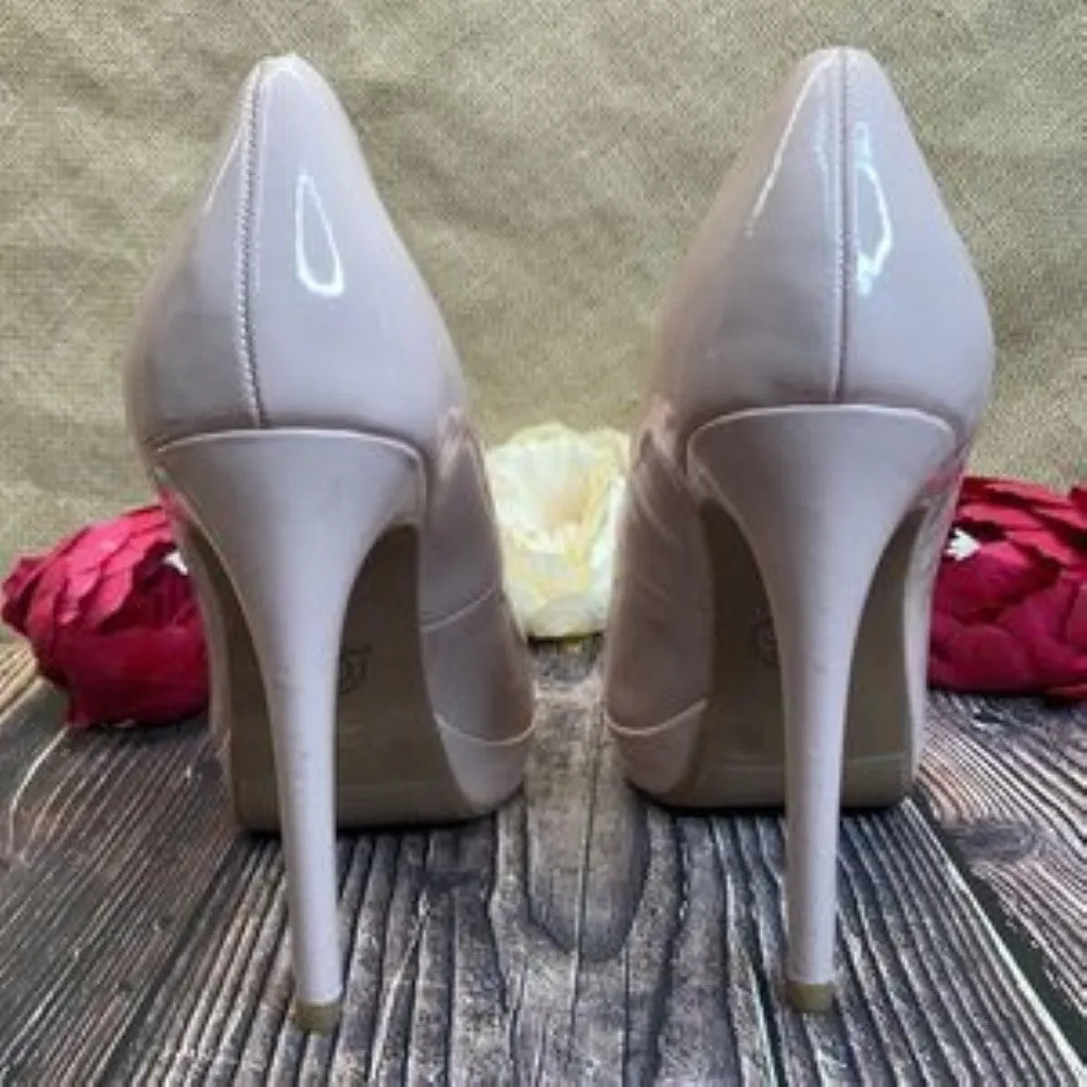 Chinese Laundry Nude Platform Pump Stiletto Heel 8.5M