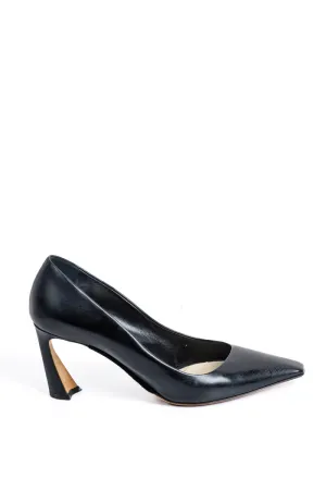 CHRISTIAN DIOR Black Leather Songe Pump Heels