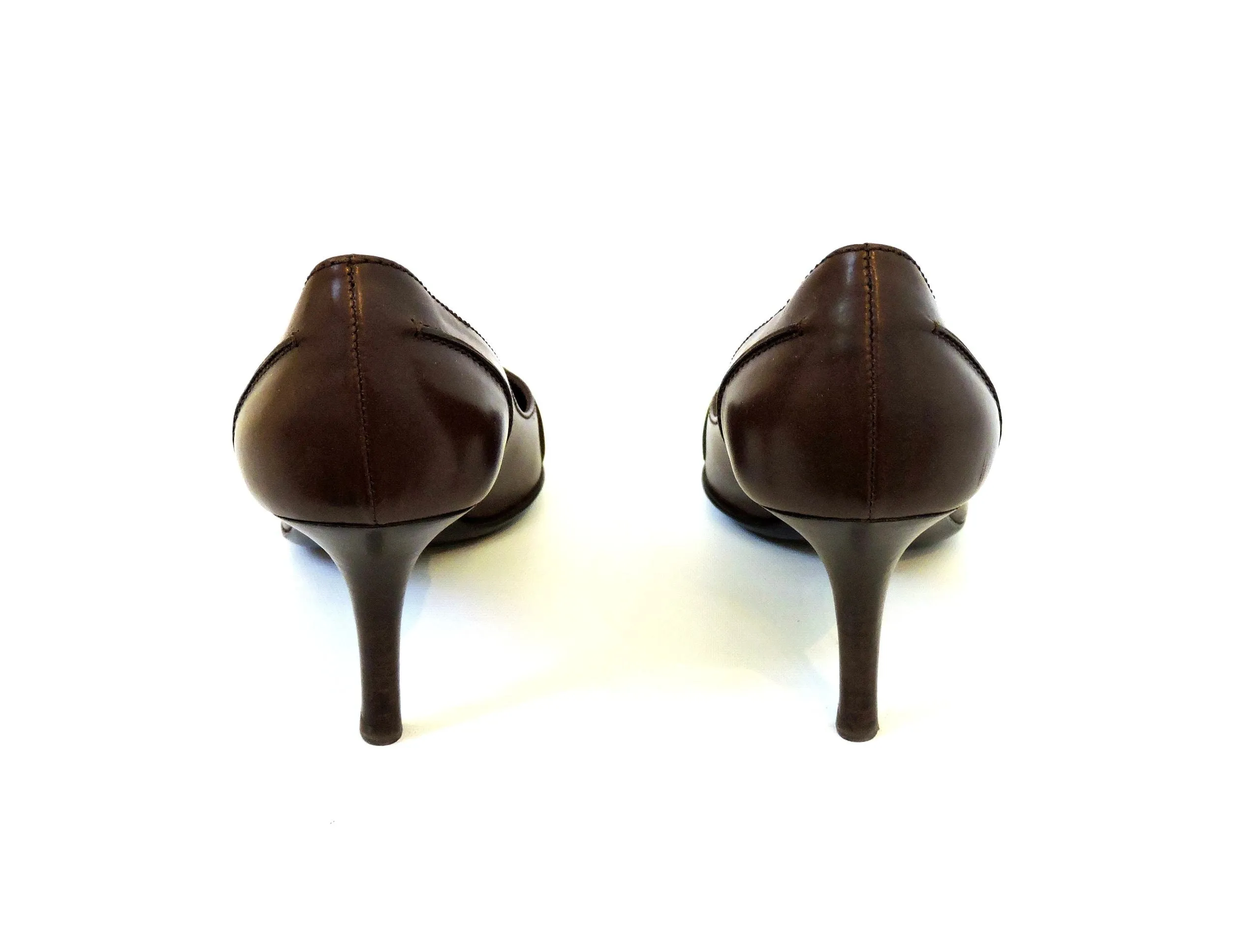Christian Dior Buckle Pump Size 37.5 It (7.5 Us)