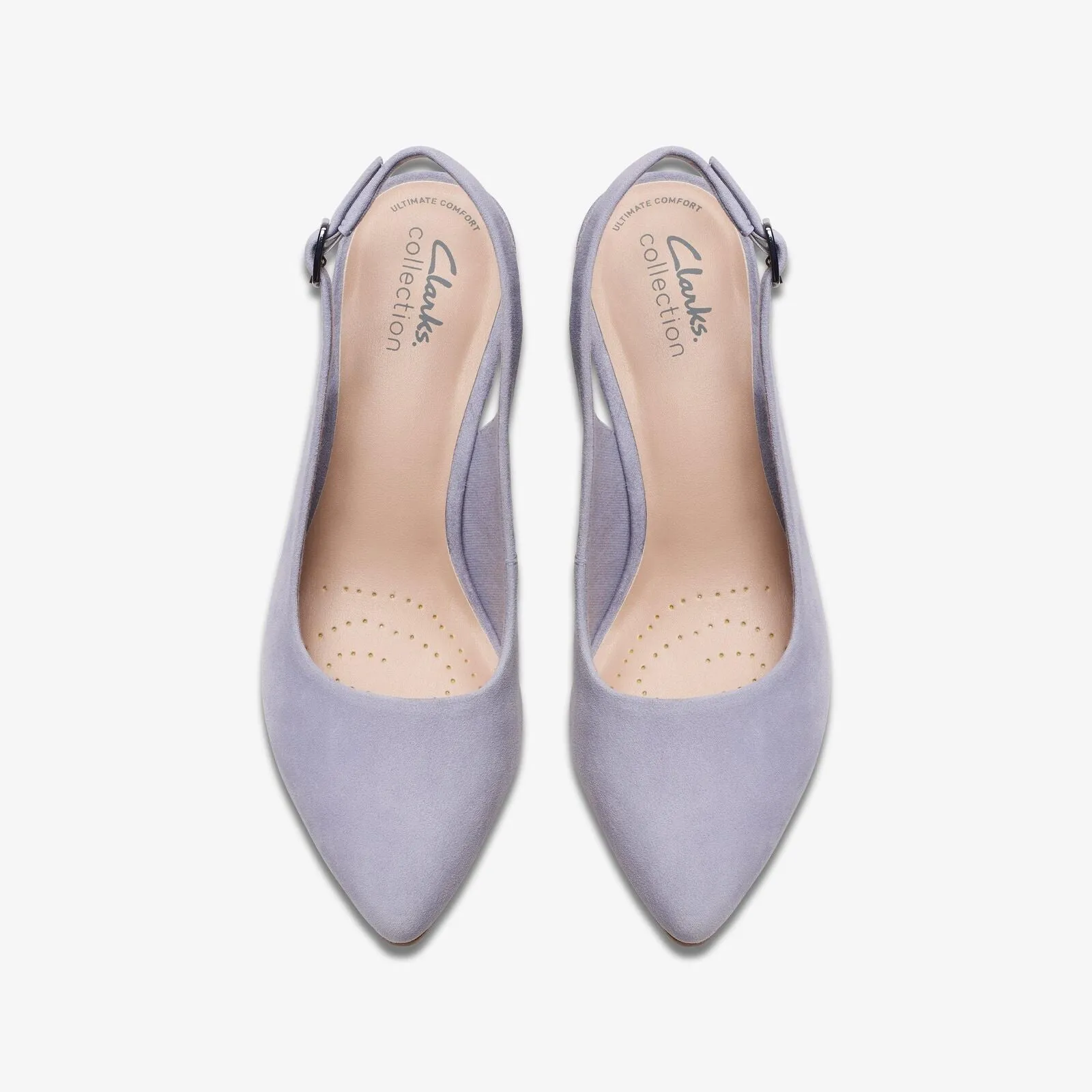Clarks Women's Kataleyna Step Blue Grey Suede