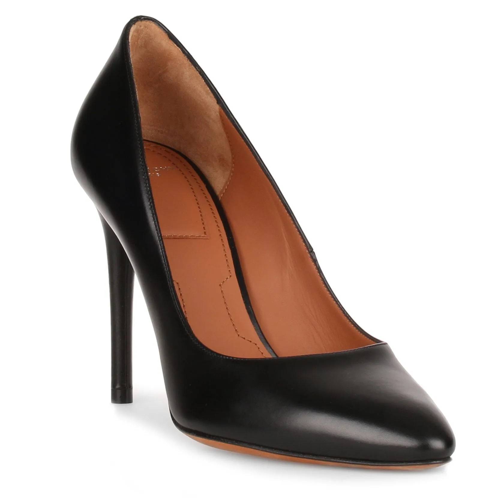 Classic 100 black leather pump