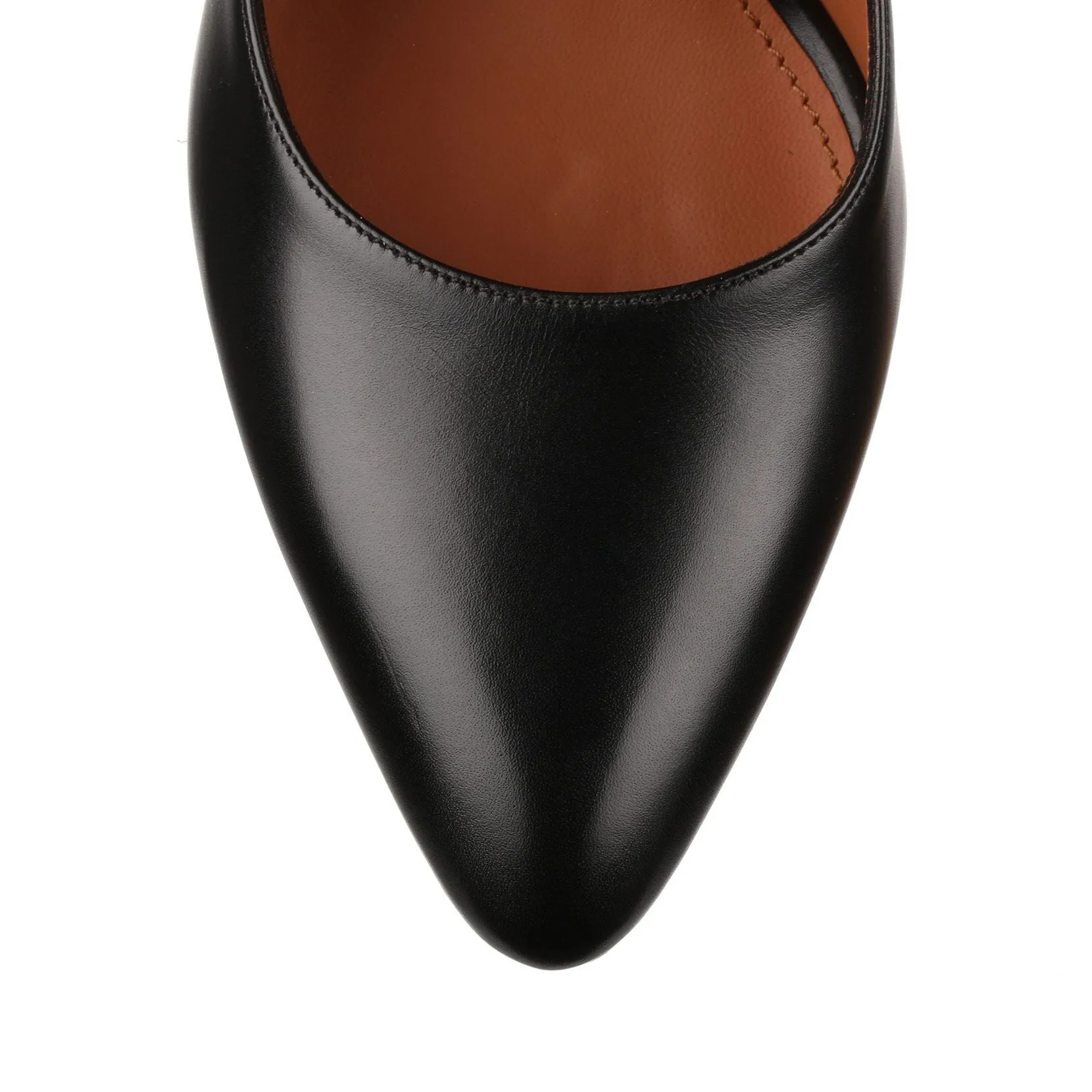 Classic 100 black leather pump