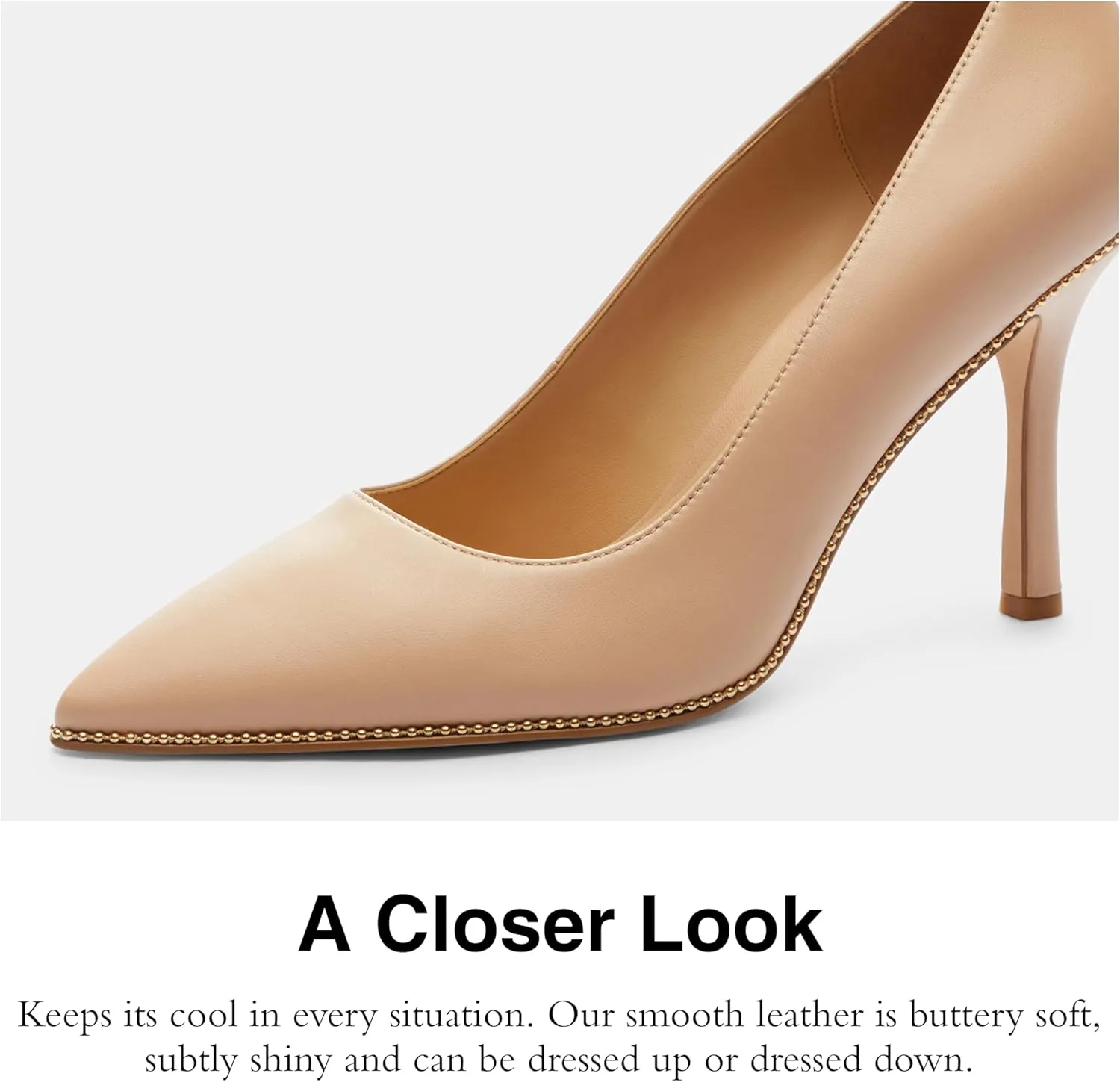 Coach Samantha Leather Pump