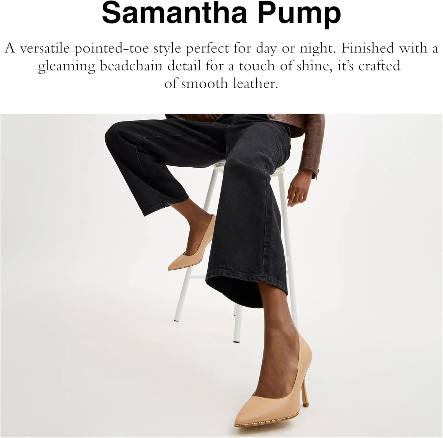 Coach Samantha Leather Pump